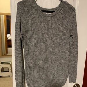 Sonoma Women's Gray Crew Neck Sweater